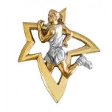 Aplique Estrela Dourada Atletismo Feminino